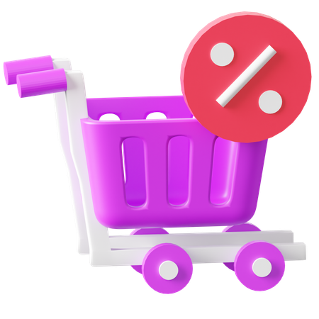 Shopping Discount  3D Icon