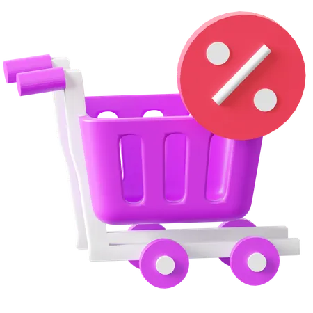 Shopping Discount  3D Icon