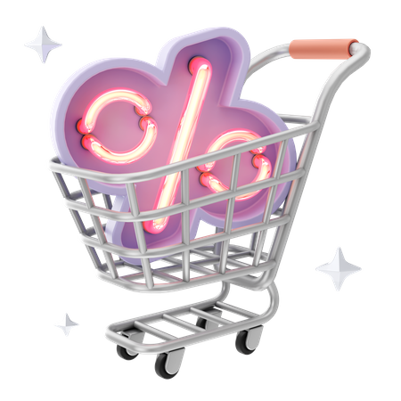 Shopping Discount  3D Icon