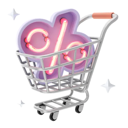 Shopping Discount  3D Icon