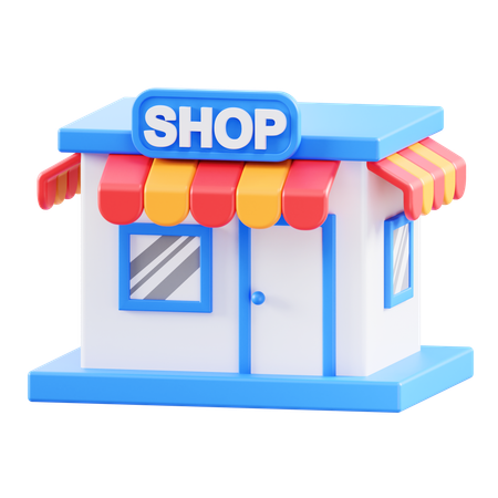 Shopping Store  3D Icon