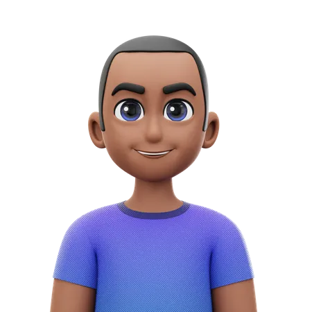 Short Hair Man  3D Icon