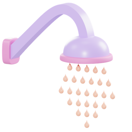 Shower  3D Illustration