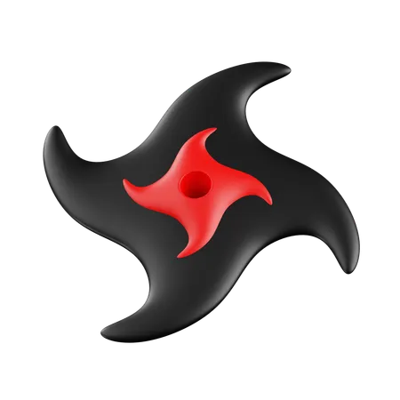 Shuriken  3D Icon