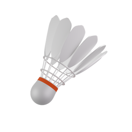 Shuttlecock  3D Illustration