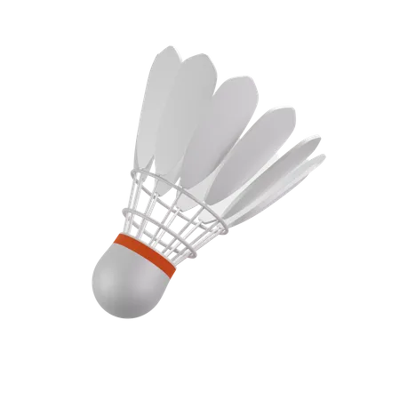 Shuttlecock  3D Illustration