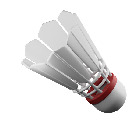 Shuttlecock  3D Illustration