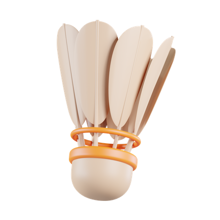 Shuttlecock  3D Icon