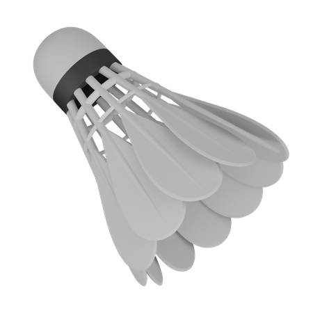 Shuttlecock  3D Icon