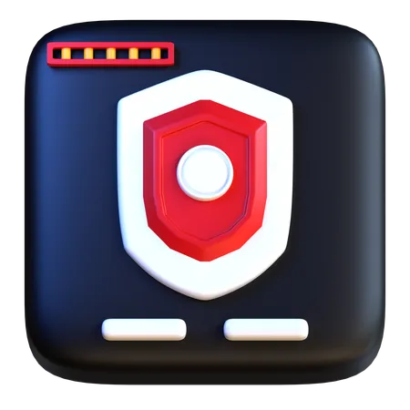 Sicherheit  3D Icon