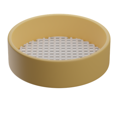 Sieve  3D Illustration