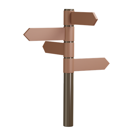 Sign Post  3D Illustration