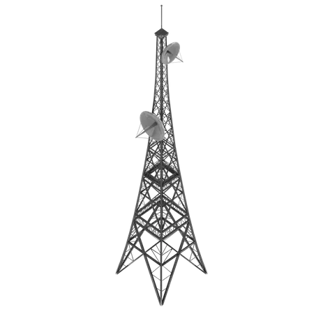 Signal Antenna  3D Illustration