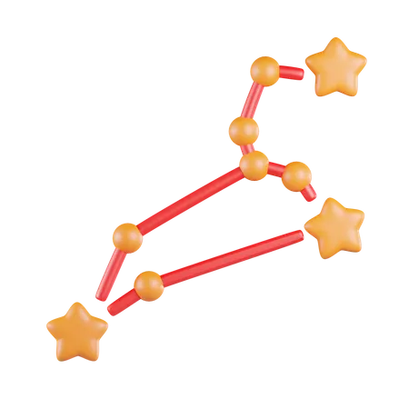 Signo astrológico estrella  3D Icon