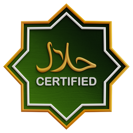 Signo halal  3D Icon