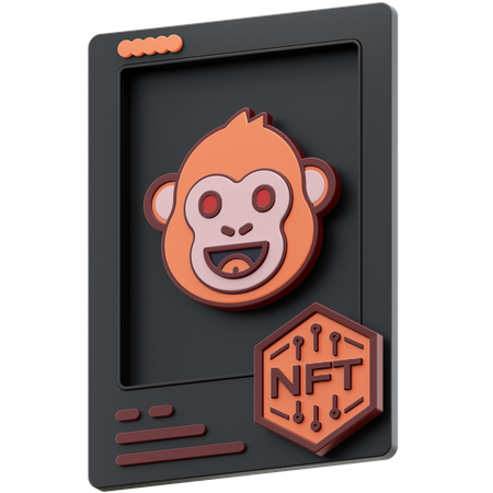 Singe nft  3D Icon