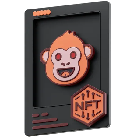 Singe nft  3D Icon