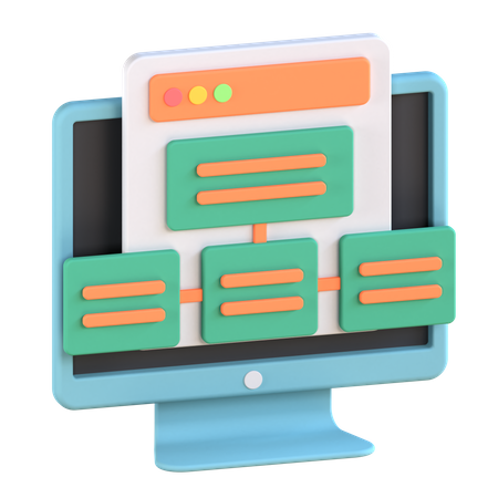 Sitemap  3D Icon