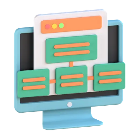 Sitemap  3D Icon