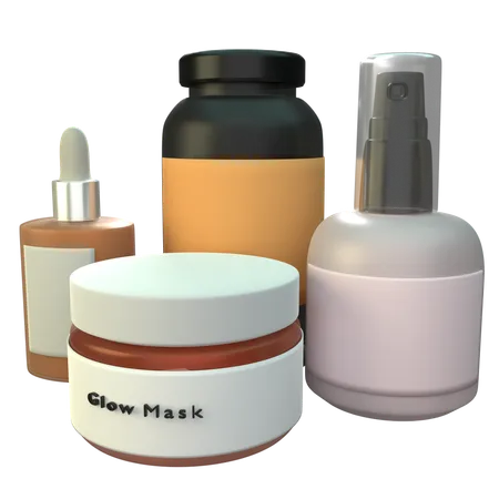 Skincare Products  3D Icon