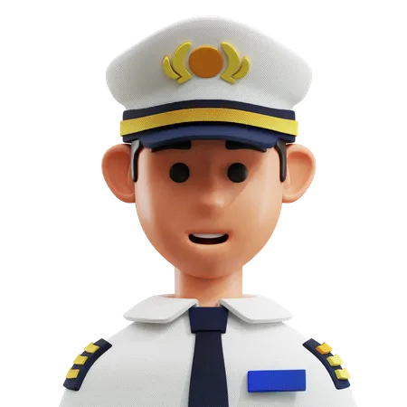 Skipper Avatar  3D Icon