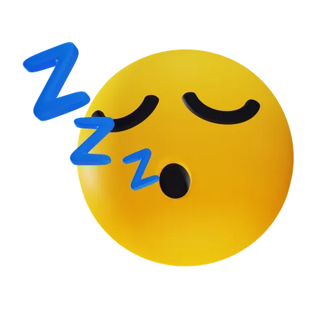 Sleep Emoji  3D Icon