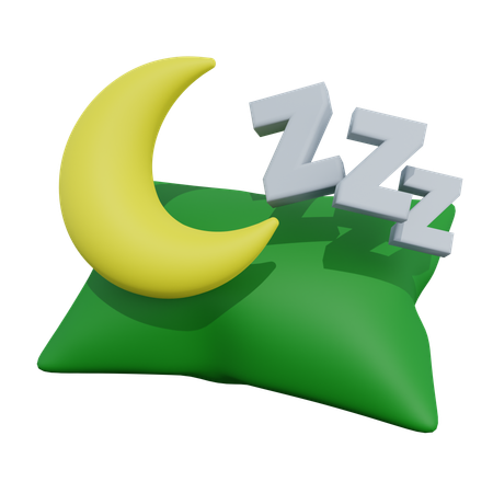 Sleeping  3D Icon