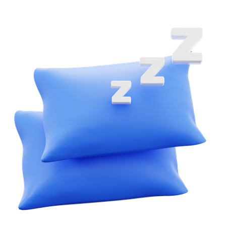 Sleeping Pillow  3D Icon