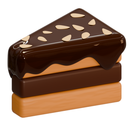 Slice Cake  3D Icon