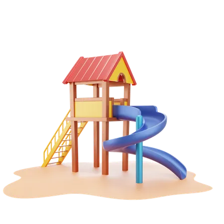 Slide infantil  3D Icon