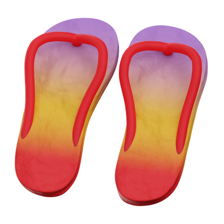 Slippers  3D Illustration