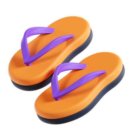 Slippers  3D Icon