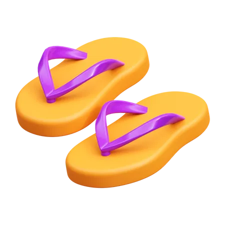 Slippers  3D Icon