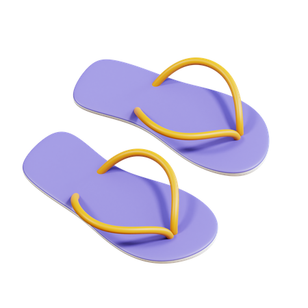 Slippers  3D Icon