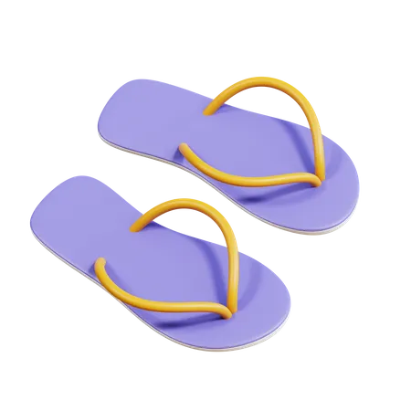 Slippers  3D Icon