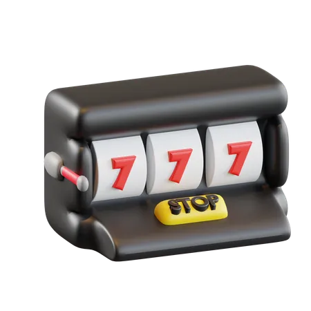 Slot Machine  3D Icon