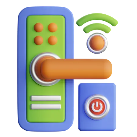 Smart Lock  3D Icon