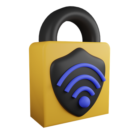 Smart Lock  3D Icon