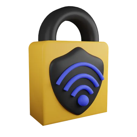 Smart Lock  3D Icon