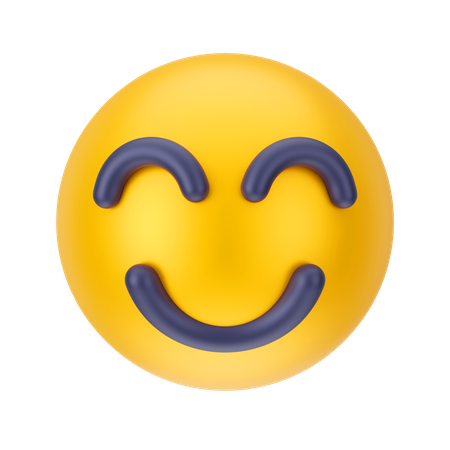 Smile Emoji  3D Icon