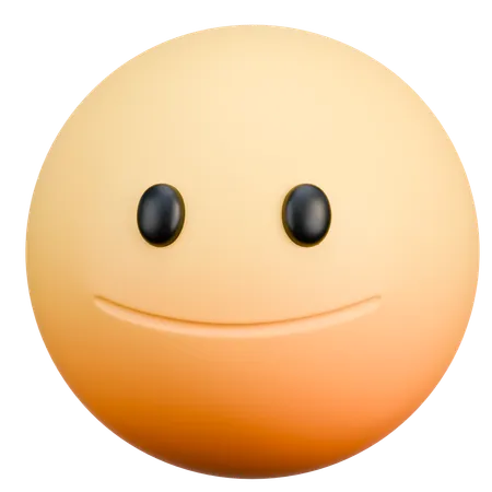 Smile Emoji  3D Icon