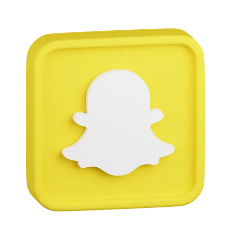 Logo snapchat  3D Icon