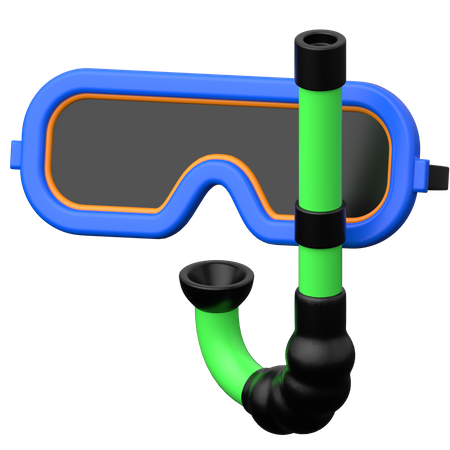 Snorkeling mask  3D Icon