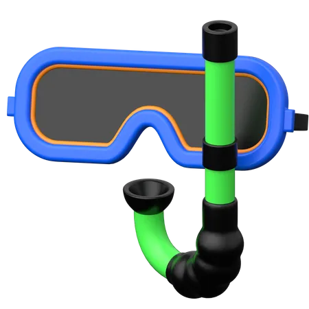 Snorkeling mask  3D Icon