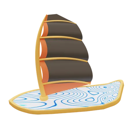 Snow Board  3D Icon