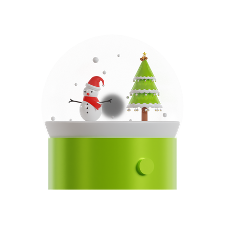 Snow Globe  3D Icon