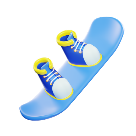 Prancha de snowboard  3D Icon