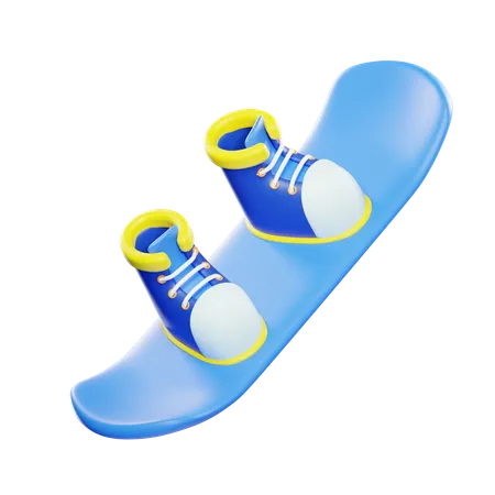 Prancha de snowboard  3D Icon