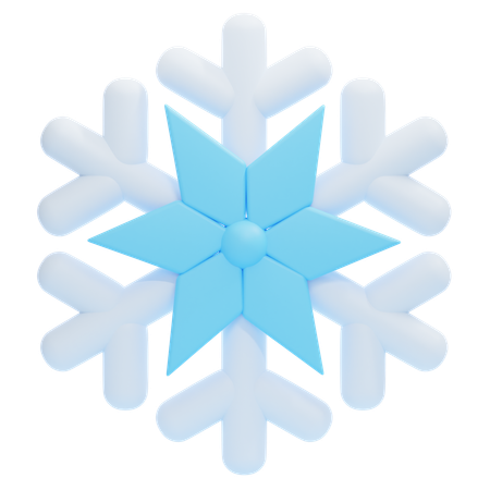 SNOWFLAKE  3D Icon