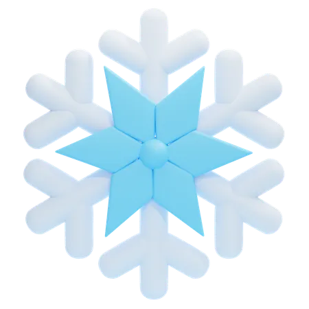 SNOWFLAKE  3D Icon